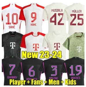 Kane 23 24 Futbol Forması Sane 2023 2024 Futbol Gömlek Goretzka Gnabry Camisa de Futebol Erkek Kitler Kimmich Hayranları Bayern Münih Oktoberfest Kit Neuer Minjae