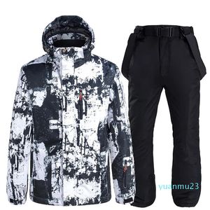 Snowboarding sets 30 men and women ski suit ski jackets and pants very warm windproof waterproof for snow street winter