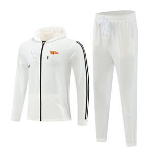 1. FC Union Berlin Men's Tracksuits Outdoor Sports Warm Long Sleeve Clothing Full Zipper With Cap Long Sleeve Leisure Sports Suit