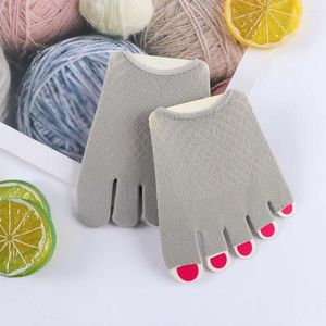 Damensocken, elastisches Netz, atmungsaktiv, rutschfest, Baumwolle, offener Zehenbereich, halbe Handflächensocke, Hausschuhe