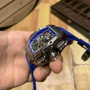 شاهد المصمم الفاخر للرجال ميكانيكا ES Richa Milles Wristwatch Business Leisure RM11-04 تلقائيًا تلقائيًا ميكانيكيًا للأشرطة الفولاذية.