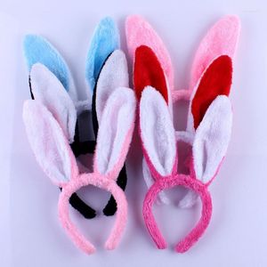 Hair Clips Plush Ears Cute Easter Anime Role-playing Party Accessories With Soft Headband Female