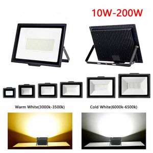 LED Flood Light 10W 20W 30W 50W 100W 200W 300W 400W Reflector Spotlight Street Light Wall Lamp IP68 Waterproof Outdoor Garden Lighting