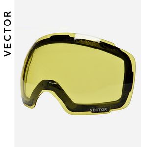 Глобовидные очки только для линзы для HXJ20013 Antifog UV400 лыжная магнитная адсорбция слабая световая погода.