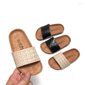 Slipper Children's Soft Wood Slippers In Spring And Summer 2023 Boys' Casual ' Beach Shoes Outside Students