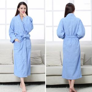 Mulheres sleepwear casual mulheres toalha terry robe algodão roupão de banho macio ventilação sleeprobe inverno quente homewear roupões de dama de honra