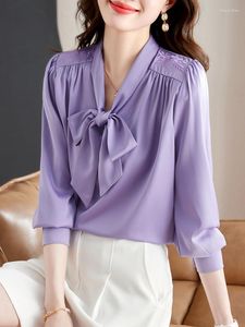 Женские блузки camisas y blusas Осенние рубашки с длинным рукава