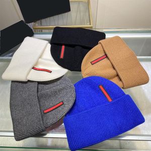 Fashion designer beanie for man woman luxury hat casquette bucket baseball cap cashmere wool knitted beanies buckets outdoor warm 180L