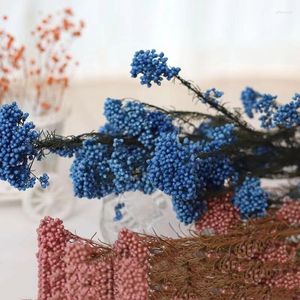 Flores decorativas 50g natural painço frutas secas flor natal 2023 novidades ornamentos presentes de casamento para convidados boho decoração de casa pampas