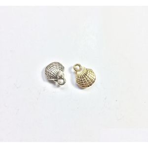 Charms Eruifa 20st 10mm Trevligt 3D Sea Shell Zinc Eloy Necklace Earring Armband Smycken DIY Handgjorda 2 ColorsCharms Drop Leverans Hitta DHS6U