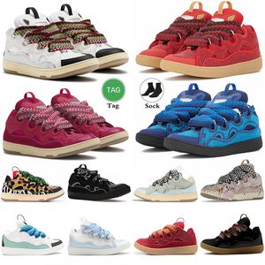 scarpe firmate Scarpe causali Sneakers scarpe da uomo Stringate Straordinario lusso in pelle Curb Uomo Scarpe da ginnastica Lavins tessuto Scarpe stringate sneakers da donna 35-46