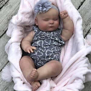 Dolls 20 Inch Joseph Handmade Bebe Reborn Doll Painted Lifelike Lovely Baby 230830