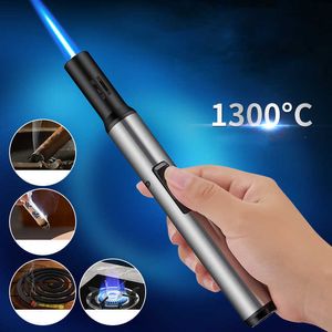 Creative Torch Pen Gun Gun Lighter Jet Cigar Windproof Kitchen Camping BBQ Butane Inga gasrökningstillbehör Oris