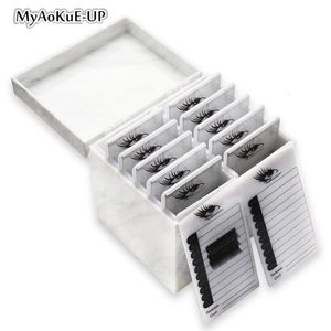 10-Layer Eyelash Storage Box, 4 Colors Makeup Organizer, Glue Pallet Lashes Holder, Grafting Extension Tool