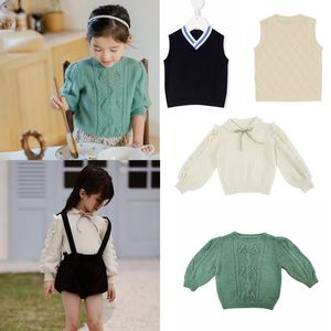 Pullover Winter Brand Baby Girls Sweaters Fashion Keep Warm Children Kniited Designer Cute Kids Boy Girl Outfit 230830