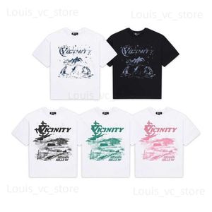 メンズTシャツ周辺TシャツY2Kメンズヒップホップレターグラフィック印刷ゴシックエクストララージTシャツ2023新しいハラジュクカジュアルショートスリーブトップT230831