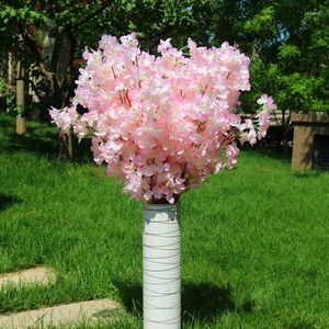 Decorative Flowers Artificial Cherry Blossom Tree 120 Heads Vertical Silk Trees DIY Wedding Christmas Valentine's Party Fake Decor