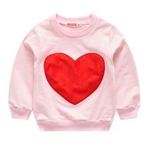Hoodies Sweatshirts Autumn long sleeve baby love pattern sweater 230830