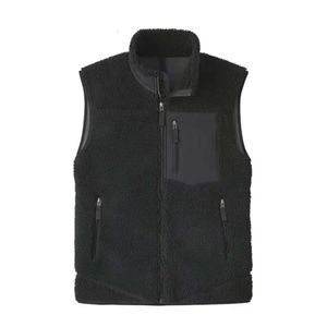 Designer Vests Jacket Lamb Fleece Oversized Vest for Mens and Womens Outwear Couple Cashmere S Warm Down Loose Coats901