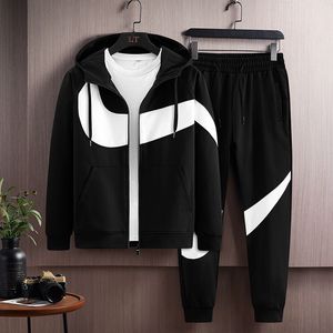Men's Tracksuits tech fleece Set of New Autumn winter jacket Sports Suit Hooded Training hoodie Brand mens Pants Casual designer sweater 5XL