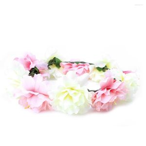 Hair Clips Boho Floral Flower Headband Wedding Party Headpiece Hairband