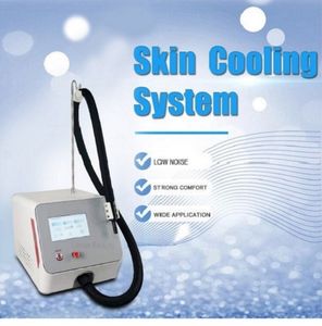 Cilt Soğuk Hava Soğutma Buz Terapisi Makinesi -20 ° Düşük sıcaklıkta Cilt Soğutucu Sistemi Lazer Cihazla Kullanım Kaçırma Tedavisi Serin Ağrı Kazanım Güzellik Ekipmanları
