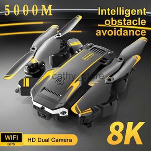 محاكاة KBDFA NEW G6 Aerial Drone 8K S6 HD GPS GPS تجنب Q6 RC Helicopter FPV WiFi Professional Quadcopter Toy X0831