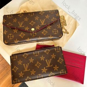 M81896 Дизайнерская сумка Multi Pochette Felicie Pleacks Sags 3 сети высококачественные роскошные мужчины женские кошельки для карт дизайнерской женской сумочки кошельки