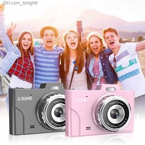 Camcorders 48MP 2.5UHD Liten bärbar digitalkamera 2.8 -tums IPS -skärm 8x Zoom Face Detection Vlogging Mini Cam Free Frakt Q230831