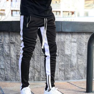 Mens Joggers Casual Pants Fitness Men Sportswear Tracksuit Bottoms Skinny Sweatpants Trousers Black Gyms Jogger Track Pants326K