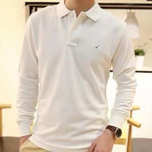 Polo da uomo di marca manica lunga cavallo uomo polo camicie moda camicia da donna high street casual top magliette abbigliamento S