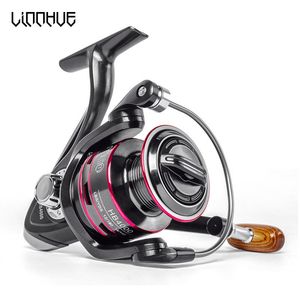 Рыбалка нахлыстом 2 Linnhue Fishing Reel 500-7000 Спинническая катушка Металлическая запасная катушка с соленой катушкой аксессуары карпа 230830