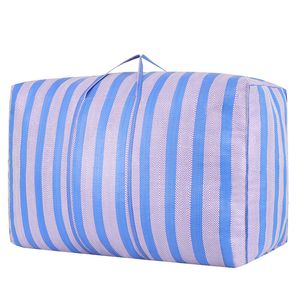 Duffel Bags Waterproof Storage Wardrobe King Size Quilt Pillow Snakeskin Woven Bag Bedding Blanket Travel Sac De Voyage 230831