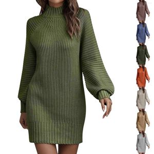 Women's Sweaters Sweater Mid Length Dress Autumn And Dresses For Women Knee Sexy Long Cocktail