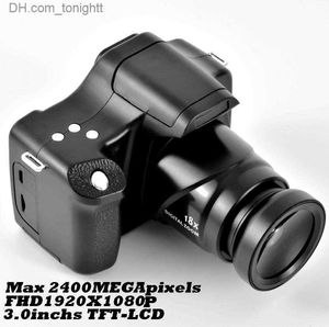 Kameralar 18x HD Dijital Kamera Aynasız 1080p 3.0 inç LCD Ekran TF Kart Kameraları Video Çekme Q230831