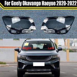 Автомара оболочка для Geely Okavango Haoyue 2020-2022 Автомобиль передней фар крышка шпон