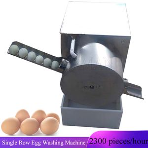 Single Row Commercial Automatic Small Chicken Duck Goose Egg Washing Cleaning Machine