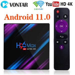 Установите Top Box H96 MAX RK3318 Smart TV Box Android 11 4G 64GB 32G 4K WiFi BT Media Player H96MAX TVBOX Android10 SET Top Box 2GB16GB 230831