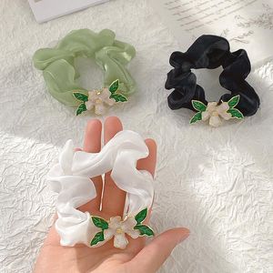 Hair Clips Fashion Small Fresh Gardenia Band For Women Elegant Flower Hairhoop Party Gifts