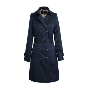 Spring Autumn Trench Coat Women Loose Clothing Outerwear Double Breasted Long Windbreaker ssssswws