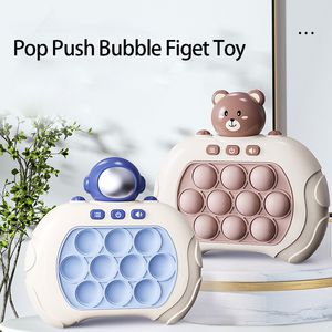 Zabawka dekompresyjna zabawna puzzle Pop Bubble Sensory Fidget Squeeze zabawka Whack-a-Mole Szybki pchaj gra dla dorosłych Zabawki Dekompresyjne 230830