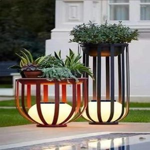 Camp Furniture Light Control LED Solar Lamp Portable Table El Sky Garden Restaurant Beach Decor Plastic Patio Riq-FT75