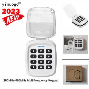 Smart Remote Control 280 868MHz Wireless Keypad Garage Door Duplicator 4 in1 Multifrequency Opener Fixed Code Rolling 230830