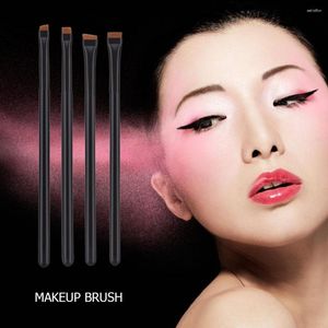 Pincéis de maquiagem 8 pçs/set escova profissional fino delineador sobrancelha contorno beleza compõem instrumentos cosméticos femininos