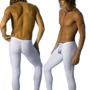Roupa interior térmica masculina ttght montagem calças básicas cor sólida legging 100 algodão longo johns fácil cuidado anti winkle 230830