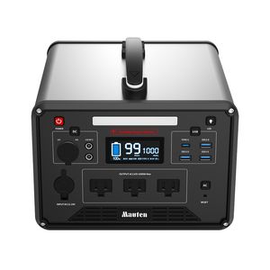 1000 와트 트래그 바 베어 발전소 1280WH USB Type-C PD 60W DC AC 용 여행용 노트북