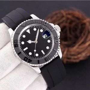 Luxus Männer Uhr Yachtblau Zifferblatt 40 mm Sapphire Glass Vergrößertes Kalender 904L Edelstahl Automatische Maschinenwache Montre de Luxe Watch Factory