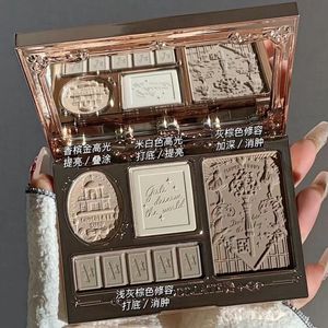 ボディキラキラの花はチョコレートショップリリーフハイライターの輪郭ブロンザーパレット230830を知っています