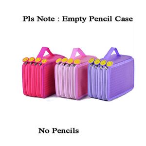 Lärande Toys Office School Pencil Case Big 36/48/72 Slots For Girls Boys Pen Box Stor förvaringskassettavstånd Stationery Kit Pencilcase