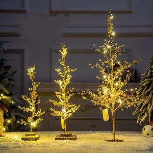متوهج عيد الميلاد شجرة عيد الميلاد المنزل متجر مول ديكورات عيد الميلاد